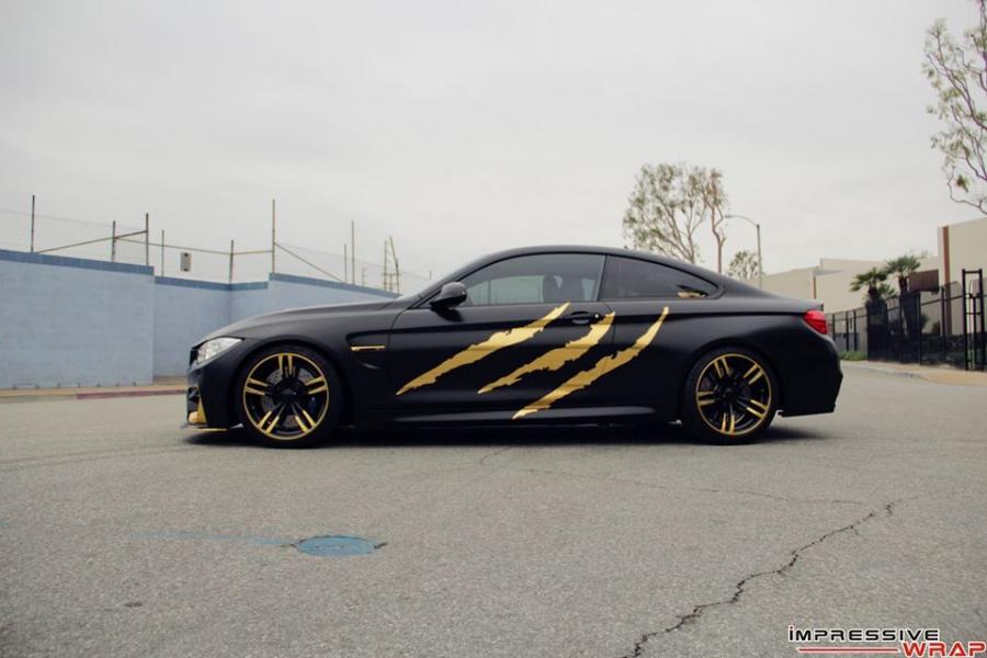  BMW M4 Coupe by Impressive Wrap 2015 года  (фото 8 из 10)